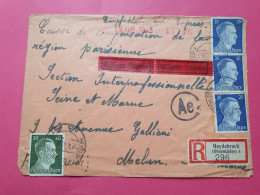 Allemagne - Enveloppe En Recommandé De Heydebreck Pour La France En 1943 - Réf 3644 - Briefe U. Dokumente