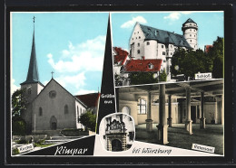 AK Rimpar Bei Würzburg, Kirche, Schloss, Rittersaal  - Wuerzburg