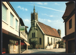 AK Uffenheim, Kirche Und Kaufhaus Storgs  - Andere & Zonder Classificatie