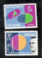 SURINAM.....1961: Michel 406-7mnh**Space - Surinam