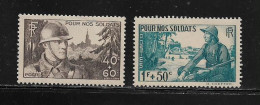 FRANCE  (  FR2 -  431 )   1940  N° YVERT ET TELLIER   N°  451/452    N** - Unused Stamps