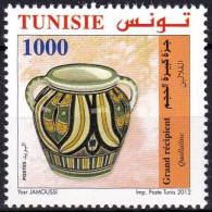 T.-P. Neuf** - Objets De Poterie Traditionnelle Tunisienne Grand Récipient Quallaline - N° 1698 (Yvert) - Tunisie 2012 - Tunisia