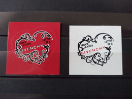 France 2007 - N°102 (3998) / 103 (3999) - Saint Valentin - Coeur 2007 - GIVENCHY - Autocollant Neuf ** - Neufs