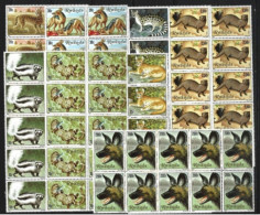 ● RWANDA 1981 1982 RUANDA ֍ Animali ֍ Serie Completa X 10 ● Cat 130 € ● Lotto N. 2301 ● - Neufs