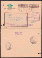 Bautzen ZKD-Bf, R3 MdI ZKD-Kontrolle, Setzkasten-St. "NICHT ZKD BERECHTIGT GEM. § ABS. 2d" 16.11.59, Mke Zerschn. - Central Mail Service