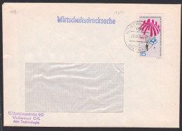 Weisswasser 15 Pfg. WM Fallschirmspringen (1194) Wirtschaftsdrucksache - Lettres & Documents