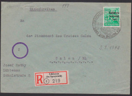 Lübbenau (im Spreewald) R-Bf Mit 84 Pfg. Mit SBZ-Aufdruck - Briefe U. Dokumente