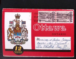 Cp, Souvenir Of Canada's Capital, Ottawa, Ontario,  12 Photographies, Frais Fr 3.95 E - Ottawa