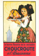 ILLUSTRATEURS SIGNES - Hansi - La Bonne Recette De La Véritable - Choucroute à L'Alsacienne - Carte Postale Ancienne - Hansi