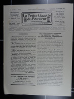 La Petite Gazette Du Brasseur N° 861 De 1935 Brasserie Belgique Bières Publicité Matériel Brassage Brouwerij - 1900 - 1949