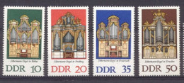 DDR   1790/1793   * *  TB   Musique Orgue - Unused Stamps