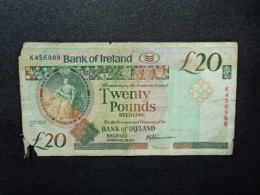 IRLANDE DU NORD * : BANK OF IRELAND : 20 POUNDS   28.5.1993   P 72c     B+ - 20 Pounds