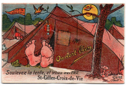 Soulevez La Tente Et Vous Verrez. Carte Système - Saint Gilles Croix De Vie