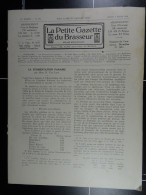 La Petite Gazette Du Brasseur N° 871 De 1936 Brasserie Belgique Bières Publicité Matériel Brassage Brouwerij - 1900 - 1949