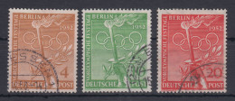 Germany Bundespost Sport-olympic Games 1952 USED - Oblitérés