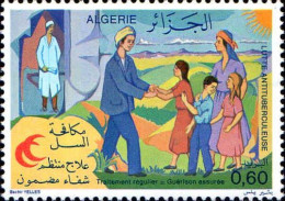 Algérie (Rep) Poste N** Yv: 690 Mi:728 Lutte Anti-tuberculeuse - Algeria (1962-...)