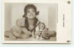 N°14146 - Dorrit Weixler Avec Une Poupée Et Un Ours En Peluche - Teddy Bear - Games & Toys