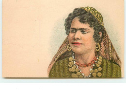 N°7849 - Carte Fantaisie Gaufrée - Femme Orientale - Femmes