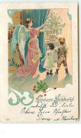 N°8829 - Carte Fantaisie - Frohliche Weihnachten - Ange Et Enfants - Other & Unclassified