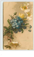 N°3369 - Catharina Klein - Bouquet De Myosotis Et Fleurs Blanches - Klein, Catharina