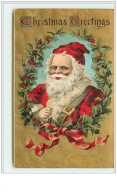 N°3336 - Carte Gaufree - Santa Claus - Christmas Greetings - Santa Claus