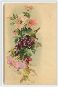 N°3271 - Catharina Klein - Bouquet De Fleurs Et Raisin - Klein, Catharina