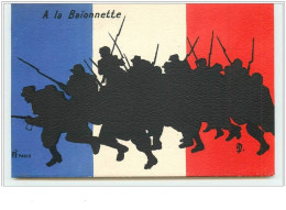 N°3460 - France - Silhouettes - France - A La Baionnette - Patriotic