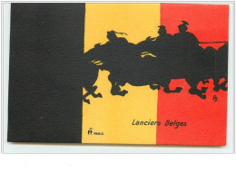 N°3462 - Belgique - Silhouettes - Lanciers Belges - Patriotic