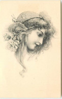 N°12960 - MM Vienne -  Profil D'une Jeune Femme - Vienne