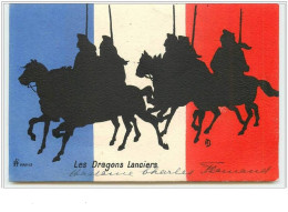 N°3464 - France - Silhouettes - Les Dragons Lanciers - Patriotiques