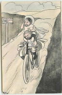 N°6673 - Emmanuel Poiré Dit Caran D'Ache - Enfants Sur Un Vélo - Autres & Non Classés