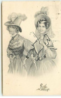 N°10763 - Carte Illustrateur - W. Braun - Couple De Femmes N°3 - Braun, W.