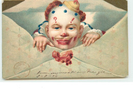 N°15408 - Clown Sortant D'une Enveloppe - Circus