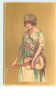 N°457 - Carte Italienne - Femme Et Guitare - Frauen