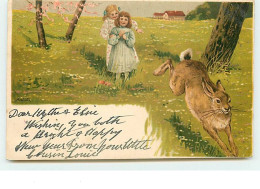 N°8870 - Carte Illustrateur - A. Mailick - Fillettes Et Lapin - Mailick, Alfred