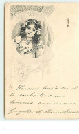 N°6723 - Art Nouveau - Fillette Dans Un Médaillon - Other & Unclassified