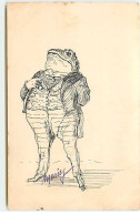 N°23021 - Carte Dessinée - Un Crapaud Habillé - Gekleidete Tiere