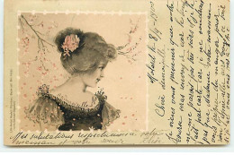 N°20773 - Style Kirchner - Lith-Artist Serie 106 N°21595 - Portrait De Femme De Profil - 1900-1949