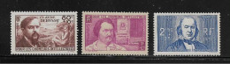 FRANCE  (  FR2 -  445 )   1940  N° YVERT ET TELLIER   N°  462/464    N** - Ongebruikt