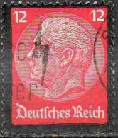 Allemagne Poste Obl Yv:507 Mi:552 Paul Von Hindenburg (cachet Rond) - Gebraucht