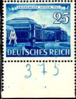 Allemagne Poste N** Yv:691 Mi:767 Reichsmesse Leipzig Gare Centrale Bord De Feuille - Neufs