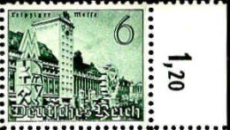 Allemagne Poste N** Yv:664 Mi:740 Leipziger Messe Tour De L'horloge Ausgustusplatz Bord De Feuille - Unused Stamps