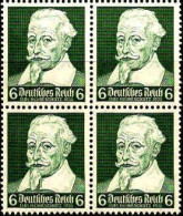 Allemagne Poste N** Yv:532 Mi:573 Heinrich Schütz Bloc De 4 - Unused Stamps