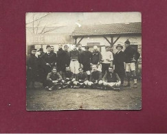 020624 - PHOTO ANCIENNE - SPORT FOOT OU RUGBY équipe IV 1908 1909 Contre Villefranche - Noms Des Joueurs Bière Brucker - Fussball