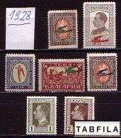 BULGARIA - 1928 - Anne Comp. - Yv 203/04 & PA 1/4 MNH - Années Complètes