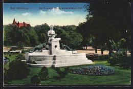 AK Bad Homburg, Durstbrunnen Im Kaiser-Wilhelm-Park  - Bad Homburg