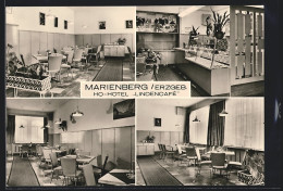 AK Marienberg /Erzgeb., Das Ho-Hotel Lindencafé, Mit Bar Und Speisesaal  - Marienberg