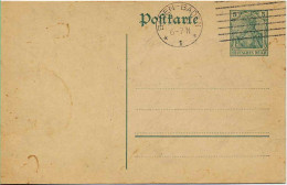 Allemagne Ent-Postal Obl Postkarte Germania (TB Cachet à Date) Baden-Baden - Other & Unclassified