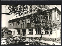 AK Scheibenberg /Erzgeb., Terrasse Der Berggaststätte  - Scheibenberg