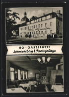 AK Schmiedeberg / Osterzg., HO-Gasthaus Nebst Almtheater  - Theater